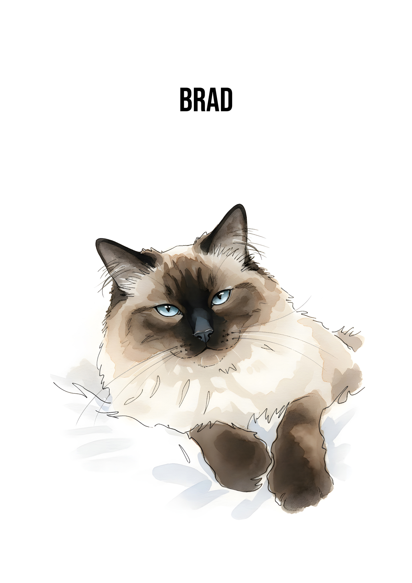 Custom digital pet art portraits