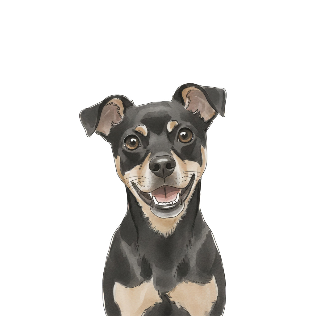 Custom digital pet art portraits